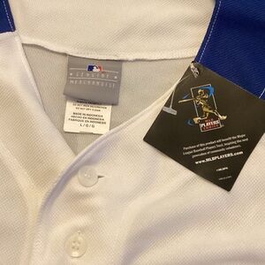 Genuine Merchandise Blue and White Men's Jersey